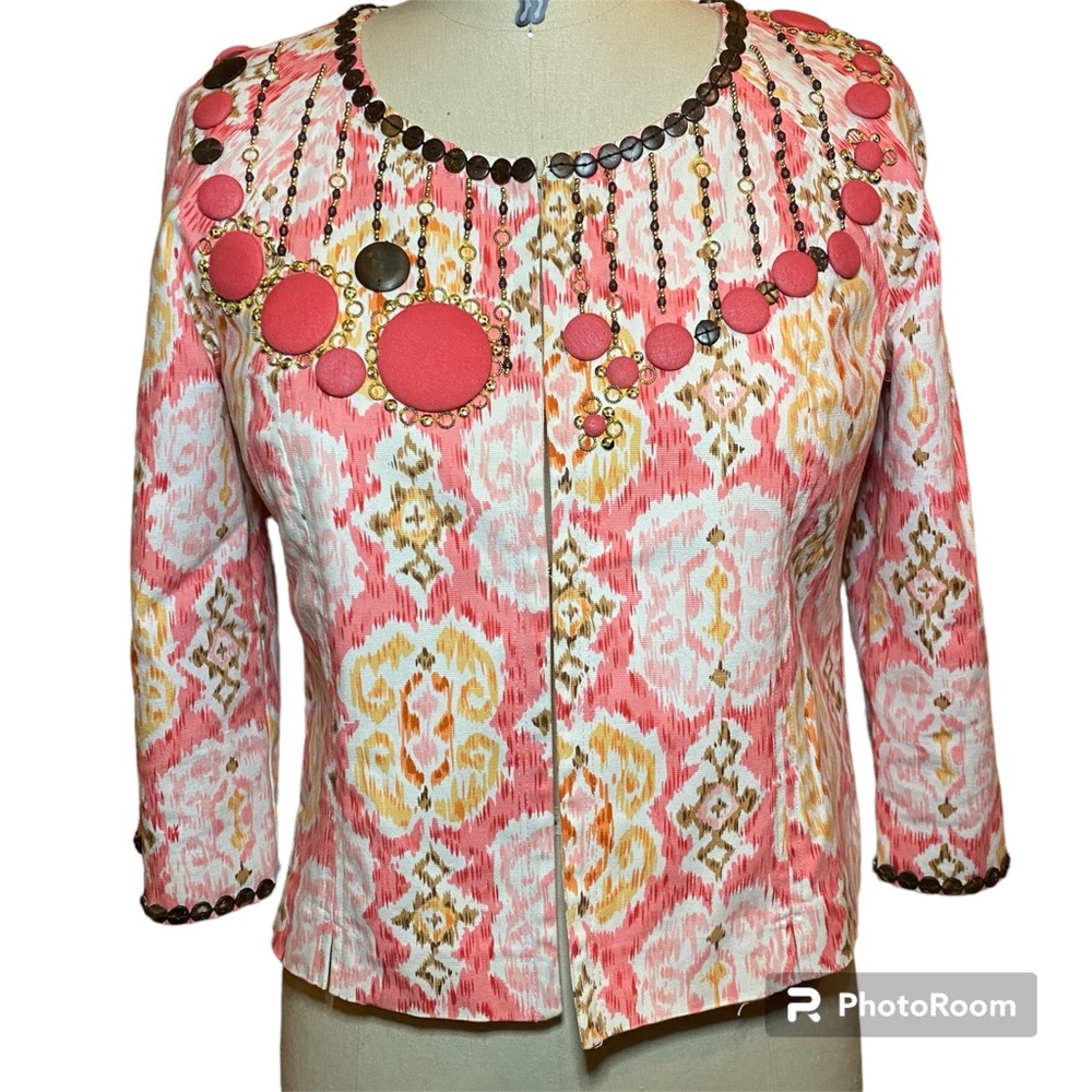 Just B Crop Jacket with Lots of Bead Detail. This is such a fun jacket